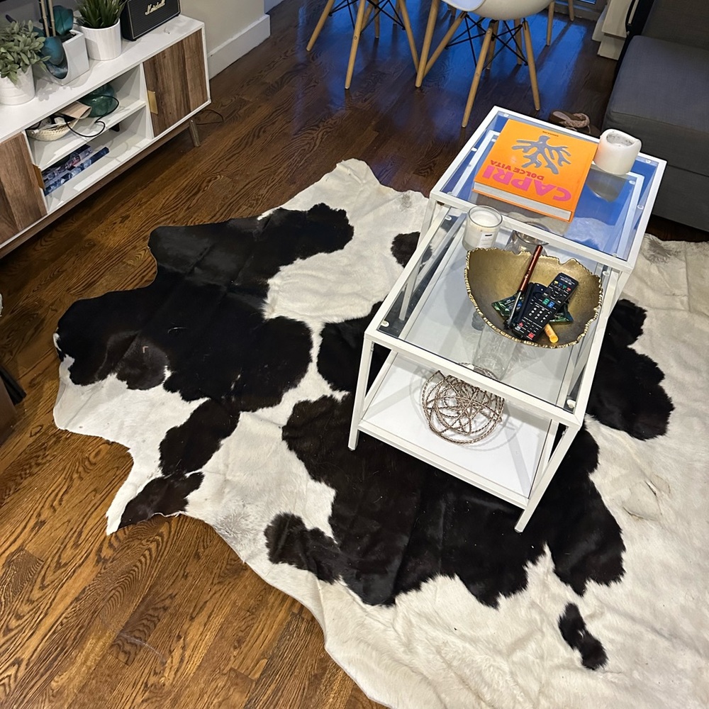 Handmade cow carpet